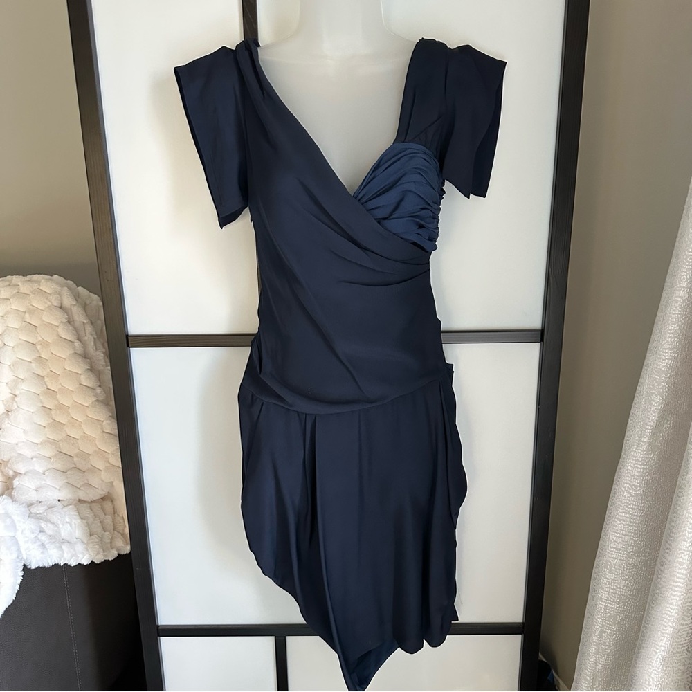 Vionnet Paris Navy Dress